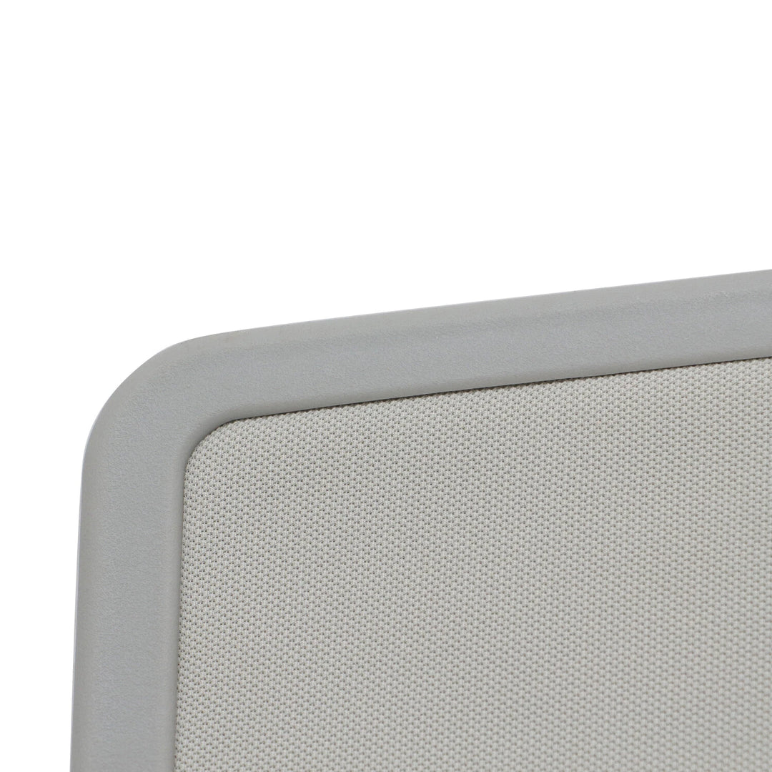 Sun Visor Cover Pair for 2006-2011 Honda Civic Light Gray