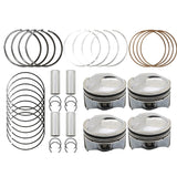 Piston and Ring Kit for 2014-2018 Hyundai Kia 2.0L +0.50mm 4-Piece