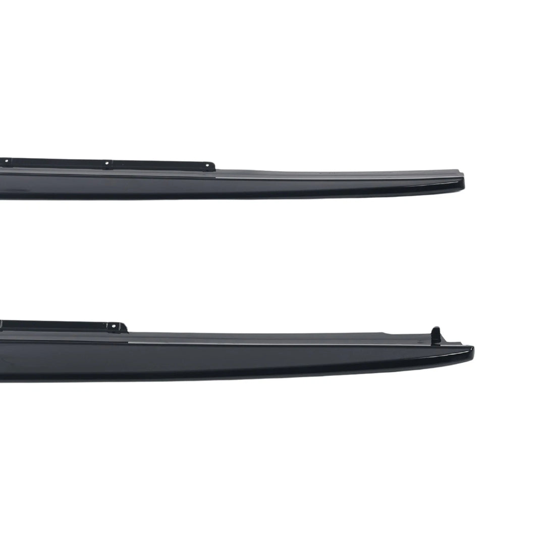Gloss Black Side Skirt Extension Pair for 2017-2023 BMW 5 Series G30 G31 - product view 5