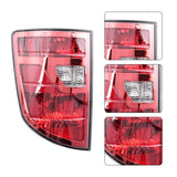 Tail Light Pair for 2009-2014 Honda Ridgeline 33501-SJC-A11 33551-SJC-A11 - image 2