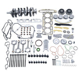 Complete Engine Rebuild Kit with Crankshaft and Rods for GM 2.4L Terrain, Equinox, Regal