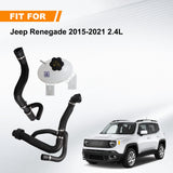 Coolant Reservoir Radiator & Upper Lower Hose Kit for 2015-2021 Jeep Renegade 68246940AA – product image 13