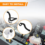 Coolant Reservoir Radiator & Upper Lower Hose Kit for 2015-2021 Jeep Renegade 68246940AA – product image 15