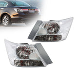 Pair Crystal Clear Tail Lights for 2008-2012 Honda Accord Sedan 377470840020 – product image