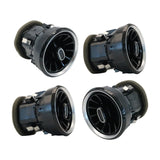 Dashboard A/C Air Vent Set of 4, Silver, for Mercedes-Benz V-Class, Vito and Metris (W447)