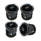 Dashboard A/C Air Vent Set of 4, Silver, for Mercedes-Benz V-Class, Vito and Metris (W447)