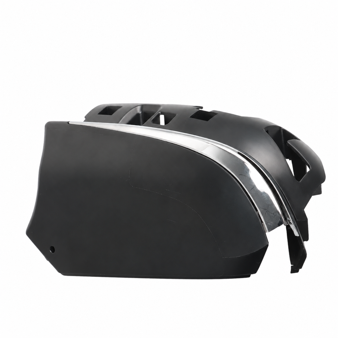 Toyota left lower mirror housing with chrome trim - view 1