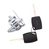 Front left door lock cylinder with two mechanical keys, view 2