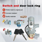 Door Lock Cylinders & Ignition Switch with Keys for 2007-2012 Nissan Versa – product image