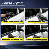 Door Window Seal Channel Kit for Nissan Hardbody D21 1986-1997 – product image 3
