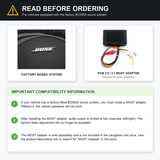 CHSTEK MOST Adapter Fiber Optic Decoder Box for Bose Harman/Kardon Porsche PCM2.1 CDR24