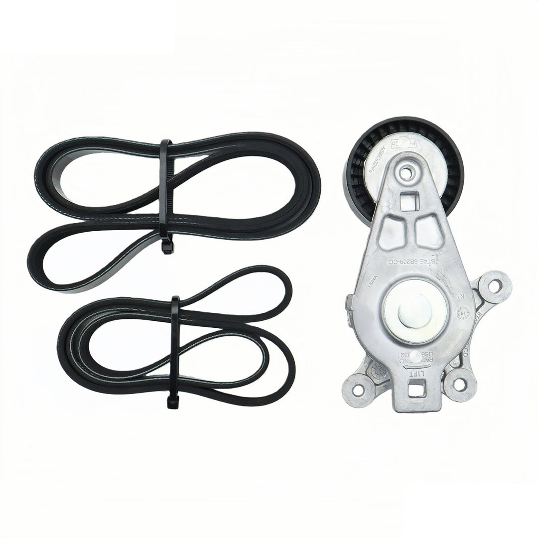 Drive Belt Tensioner and Pulley Kit for Ford Edge and Lincoln MKX