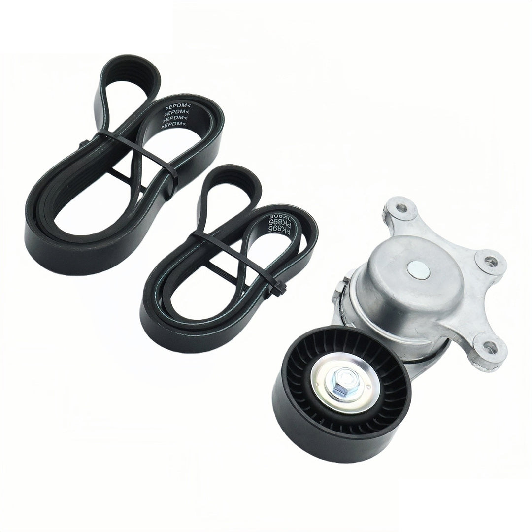 Drive Belt Tensioner and Pulley Kit for Ford Edge and Lincoln MKX
