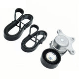 Drive Belt Tensioner and Pulley Kit for Ford Edge and Lincoln MKX