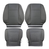Gray Cloth Front Seat Cover Pair for 2017-2021 Ford F-350 F-450 F-550 Z2.15DB05.H – product image