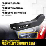 Driver Seat Trim Panel Cushion Shield Track Cover for 2023-2025 Toyota Sequoia 71806-0C102-C0 – product image 3