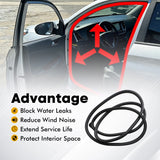 Driver Side Front Door Weatherstrip Seal for Hyundai Tucson 2016-2021 – product image 3
