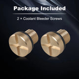 Engine Coolant Tank Bleeder Screw 2pcs for 1999-2004 Land Rover Discovery 2 II – product image 3