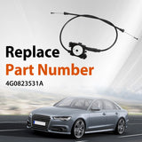 Engine Hood Release Latch Cable Wire Assembly for 2012-2018 Audi A6 A7 RS6 RS7 4G0823531A – product image 4