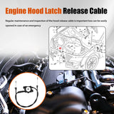 Engine Hood Release Latch Cable Wire Assembly for 2012-2018 Audi A6 A7 RS6 RS7 4G0823531A – product image 6
