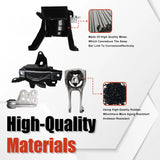 Engine Mount Kit with Transmission Mount for Toyota Corolla 2.0L 2019-2021 – product image 3
