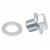Engine Oil Drain Plug with Washer, 3 Pieces, for Honda and Acura