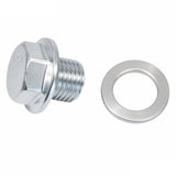 Engine Oil Drain Plug with Washer, 3 Pieces, for Honda and Acura