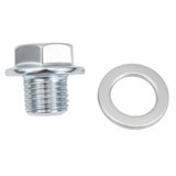 Engine Oil Drain Plug with Washer, 3 Pieces, for Honda and Acura