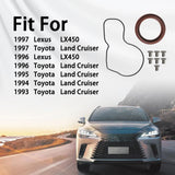 Engine Timing Belt Cover Crank Seal Gasket 7 Torx Screws for Lexus LX450 1FZ 90311-52022 – product image 14
