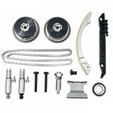 Engine Timing Chain Kit with VVT Sprockets and Solenoids for GM 2.4L Equinox, Terrain, Regal, Verano