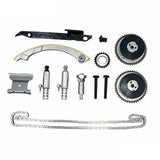 Engine Timing Chain Kit with VVT Sprockets and Solenoids for GM 2.4L Equinox, Terrain, Regal, Verano