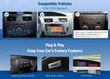 Blue text box with Mazda3 2010-2013 6+64 wireless CarPlay options, including steering wheel controls and Bose audio system.