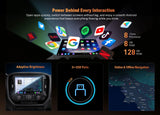 Chevy Silverado 2014-2018 CarPlay with 8-core processor, 128GB RAM, adaptive brightness, and online-offline navigation.