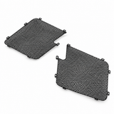 Front Speaker Mesh Grille Cover Left Right for Honda Goldwing GL1500 1988-00 Black