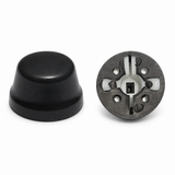 2qty Porsche Becker Radio Volume Knobs Buttons CDR220 CDR23 OEM 99664590100 New