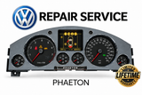 Repair Service for 2003-2008 Volkswagen VW Phaeton Instrument Speedometer Cluster