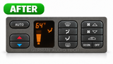 Pixel Display Repair Service for SAAB 93 (ACC) Climate Control 1998-2003