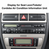 Climate Control Display Screen LCD for 1999-2006 SEAT Leon Toledo 1M 1M0820043E