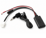 Bluetooth AUX Music Audio Adapter for Honda Goldwing GL1800 3-Pin Wire Cable + Microphone