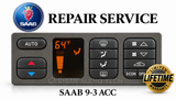 Pixel Display Repair Service for SAAB 93 (ACC) Climate Control 1998-2003