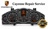 Repair Service for 2004-06 Porsche Cayenne V6 Instrument Speedometer Cluster