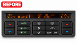 Pixel Display Repair Service for 1999-2004 SAAB 95 ACC Climate Control