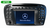 LCD Replacement Service for Mercedes-Benz W203 MB Comand 2.0 Navigation Radio Display