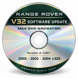 V32 Software Update Firmware Software for RANGE ROVER L322 2002 2003 2004 MK4 DVD Navigation Computer GPS
