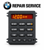 Repair Service for BMW E30 3-Series 13-Button On Board Computer OBC Clock