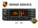 Repair Service for Porsche 996 911 986 Boxster AC Heater Climate Control Display