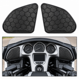 Pair Front Speaker Covers Black for 2001 02 03 04 05 Honda Goldwing GL1800