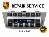 Climate Control LCD & Button Repair Service - Porsche 997 987 911 Boxster Cayman