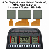 3-Piece Instrument LCD Display Set for Ford New Holland Case IH Fiat 82014687