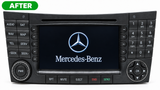 LCD REPLACEMENT SERVICE for MERCEDES COMAND NAVIGATION SYSTEM RADIO MONITOR DISPLAY